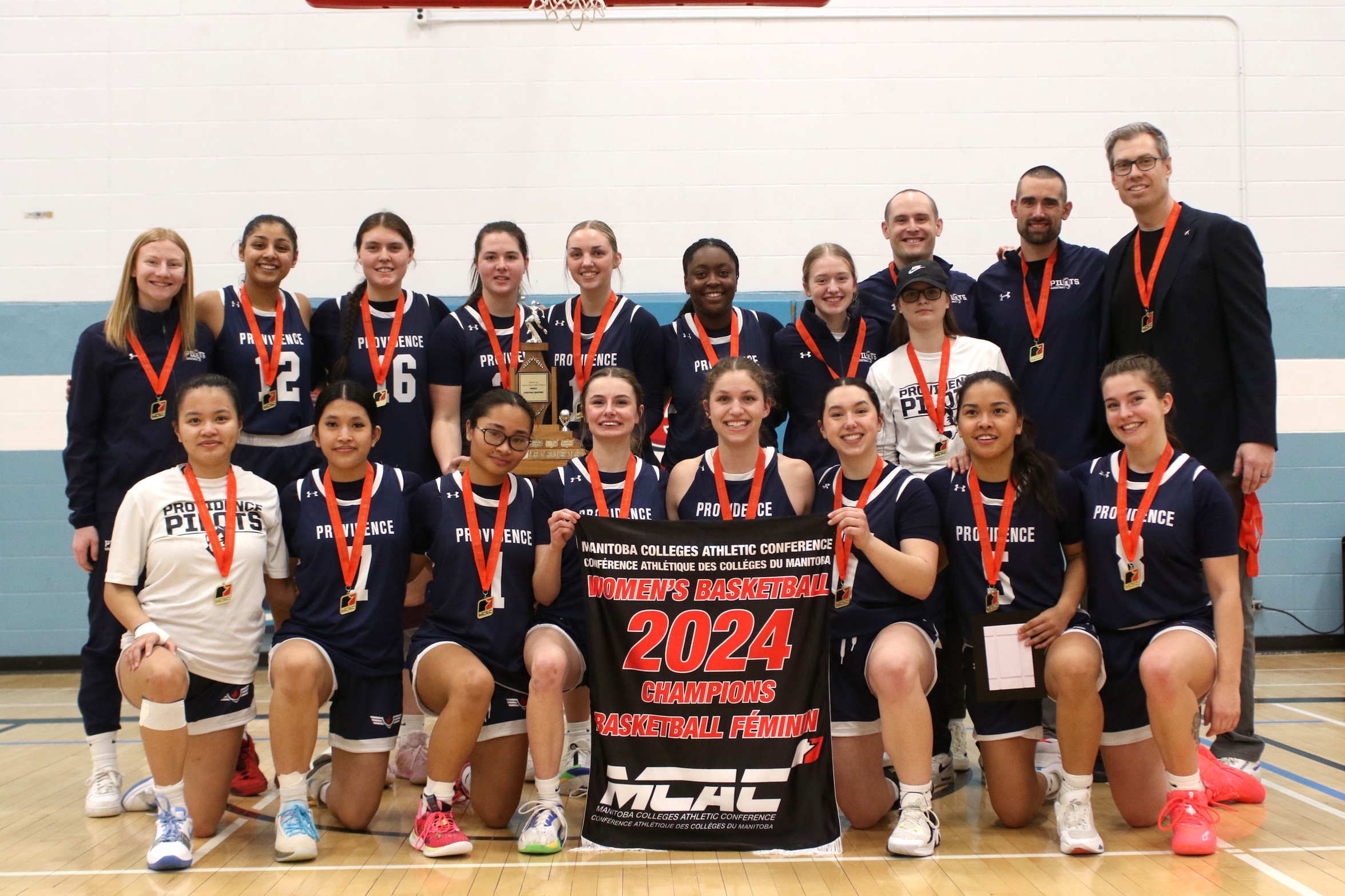 Pilots end Blazers' title streak in women's basketball final