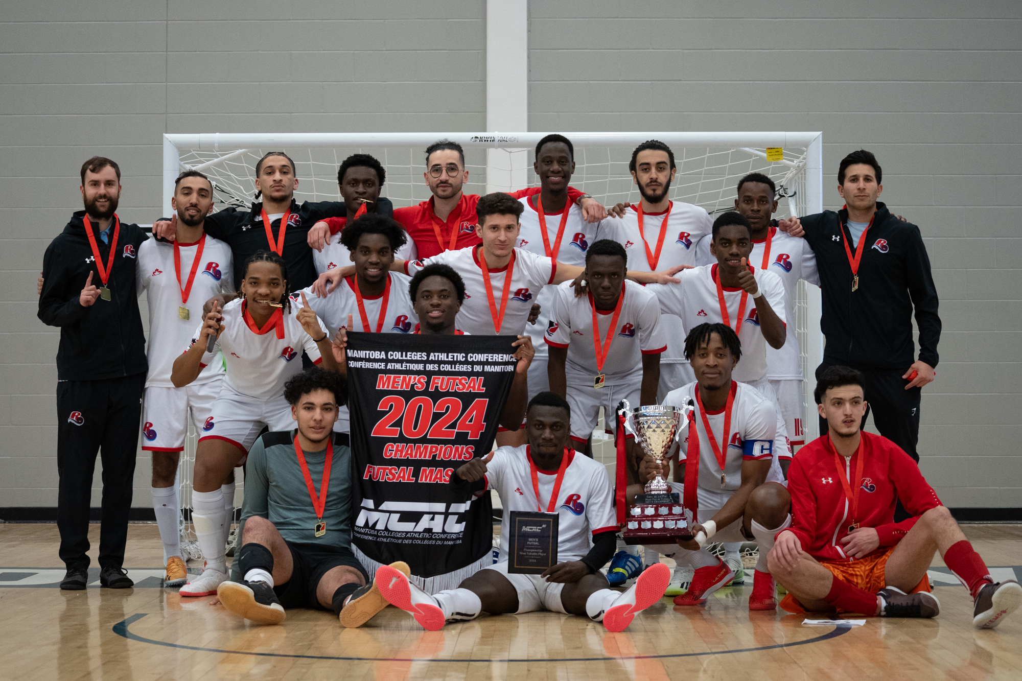 Les Rouges claim MCAC men's futsal title
