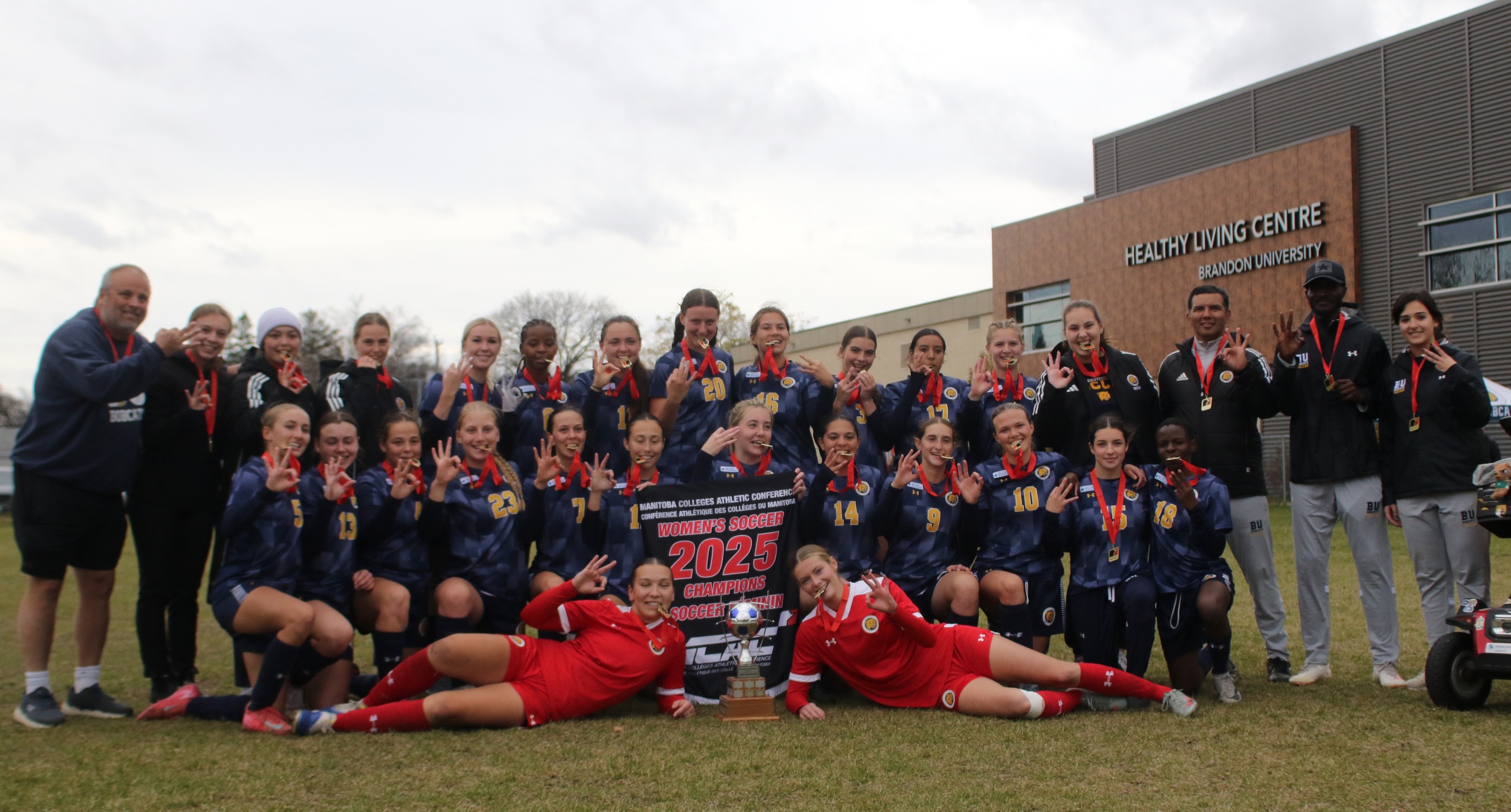 Bobcats complete women's soccer three-peat